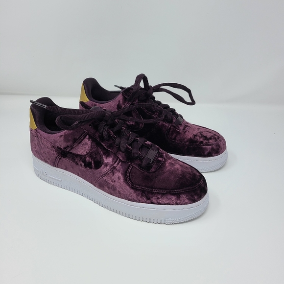 Nike Shoes - Velvet Nike Air Force 1 Size 8.5